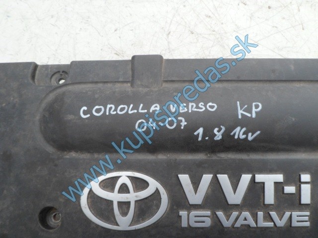 horný kryt na motor na toyotu corollu verso lift, 1,8i, 11212-0D080